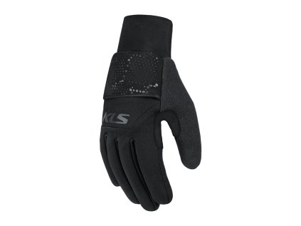 Zimní rukavice KLS Cape black (Barva Black, Velikost L)