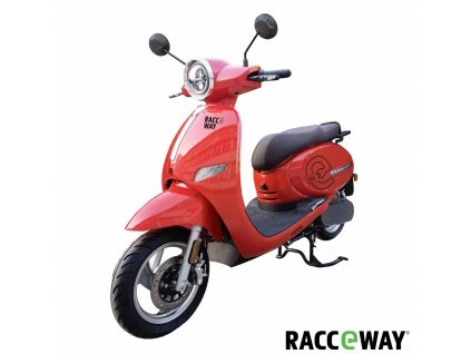 Elektroskútr RACCEWAY® JLG-E-MOTO, červený