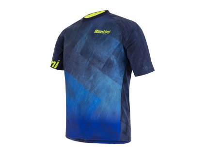 Volný dres SANTINI Tee Rock Nautica Blue - M