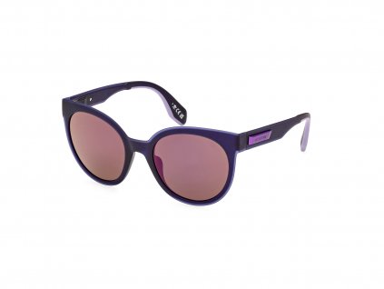 Sluneční brýle ADIDAS Originals OR0068 Matte Blue/Gradient Or Mirror Violet