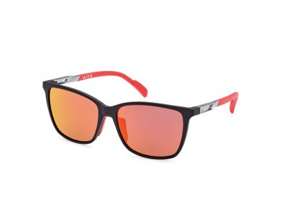 Sluneční brýle ADIDAS Sport SP0059 Matte Black/Roviex Mirror