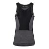 dres FORCE CROSS LADY bez rukávů, šedo-černý (Velikost XS)