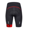 kraťasy FORCE B30 do pasu s vložkou, črn-červ (Velikost 3XL)