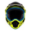 přilba FORCE TIGER downhill, črn-fluo-modrá (Obvod hlavy od 57 cm, Obvod hlavy do 58 cm)