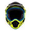 přilba FORCE TIGER downhill, črn-fluo-modrá (Obvod hlavy od 57 cm, Obvod hlavy do 58 cm)