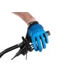 rukavice FORCE MTB WIPE letní,modré (Velikost L)