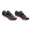 tretry FORCE MTB TURBO LADY, černo-růžové (Velikost 35)