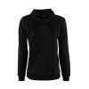 mikina F COMFY LADY přes hlavu s kapucí, černá L (Velikost L)