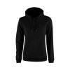 mikina F COMFY LADY přes hlavu s kapucí, černá L (Velikost L)