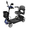 Elektrický čtyřkolový vozík RACCEWAY® SOLID, modrý (Výkon (W) 350)