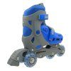 Kolečkové brusle TRISKATE BASIC, šedo-modré (Velikost XS)