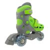 Kolečkové brusle TRISKATE BASIC, zelené (Velikost S)