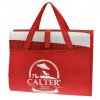 Plážová podložka CALTER® - taška, plastová, červená
