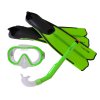 Potápěčský set CALTER® KIDS S06+M168+F41 PVC, zelený