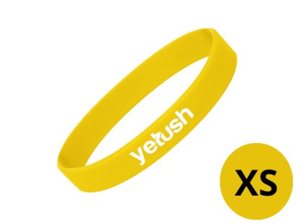 Yetush Smooth Citronella Bracelet XS - Yellow