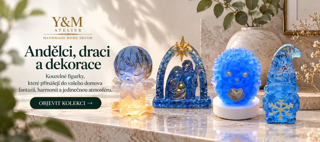 Ručně vyráběné andělky, draci a ostatní figurky – Y & M ATELIER