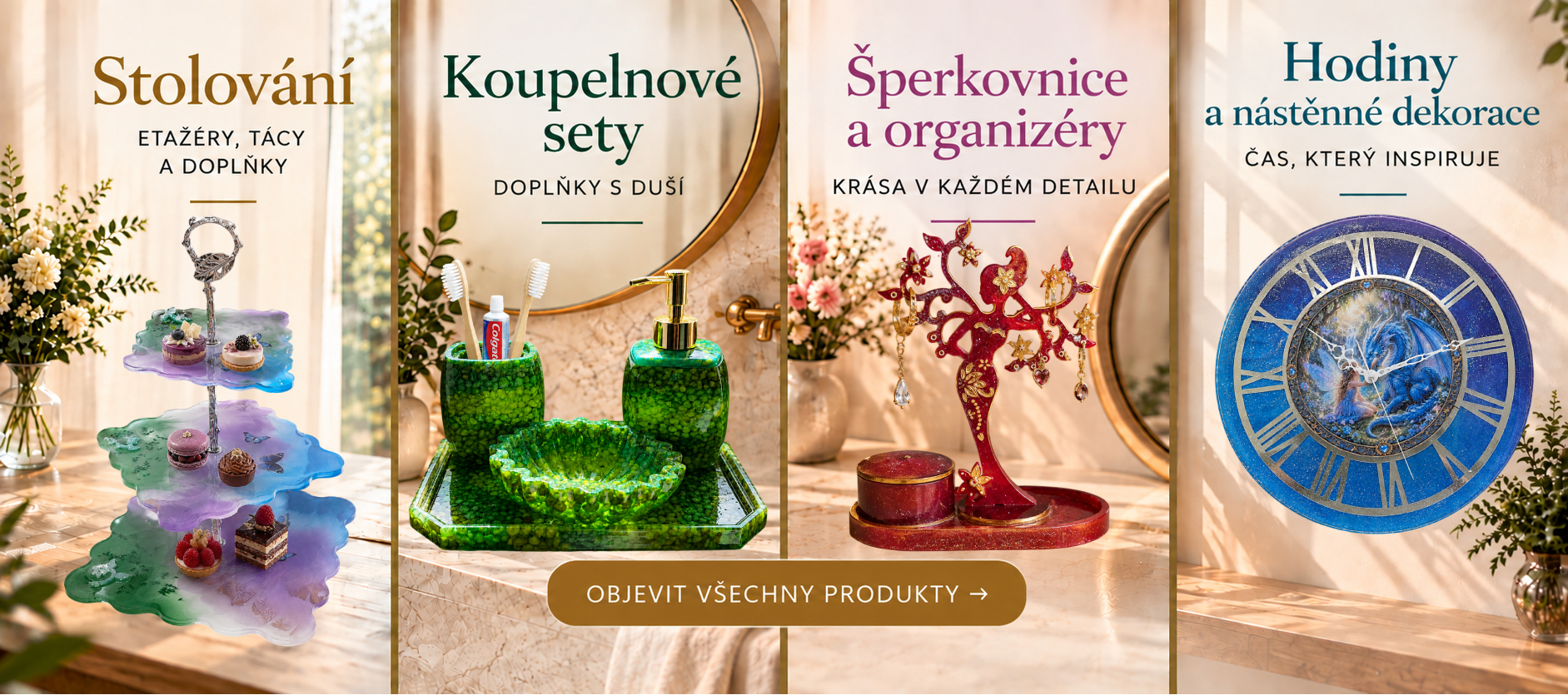Ručně vyráběné originální dekorace Y & M ATELIER