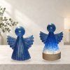 Modre andelky v prostredi YM ATELIER