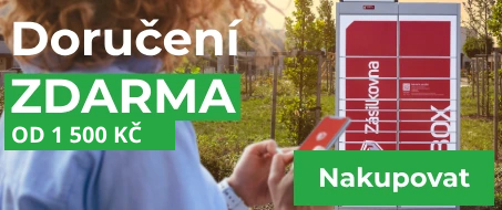 Doručení vždy zdarma na Zásilkovnu