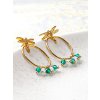 AW31214 Showing Aventurine Moonstone Earrings Gold Plated Packshot4 A Beautiful Story