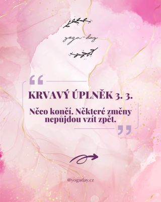 🌕 Krvavý úplněk zesiluje všechno, co už ve Vás dlouho zraje. To, co Vás unavuje. To, co držíte ze zvyku. To, co už dávno...