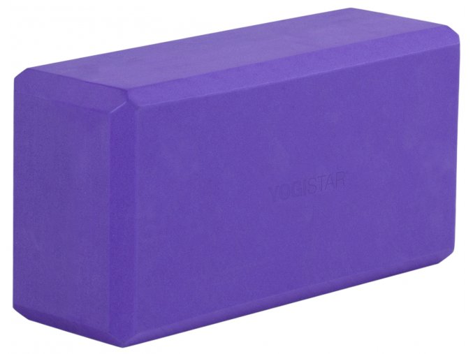 Blok na jógu Basic - violet Yoganet.cz