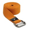 Pás na jógu oranžový s kovovou přezkou (260 cm) Yoganet.cz