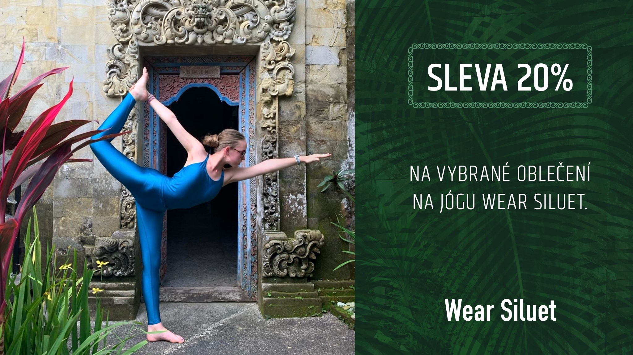 Sleva na oblečení na jógu Wear Siluet