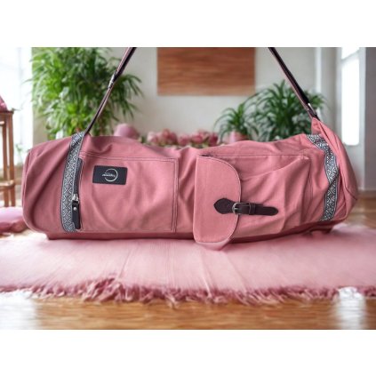 taška na jógamatku pink