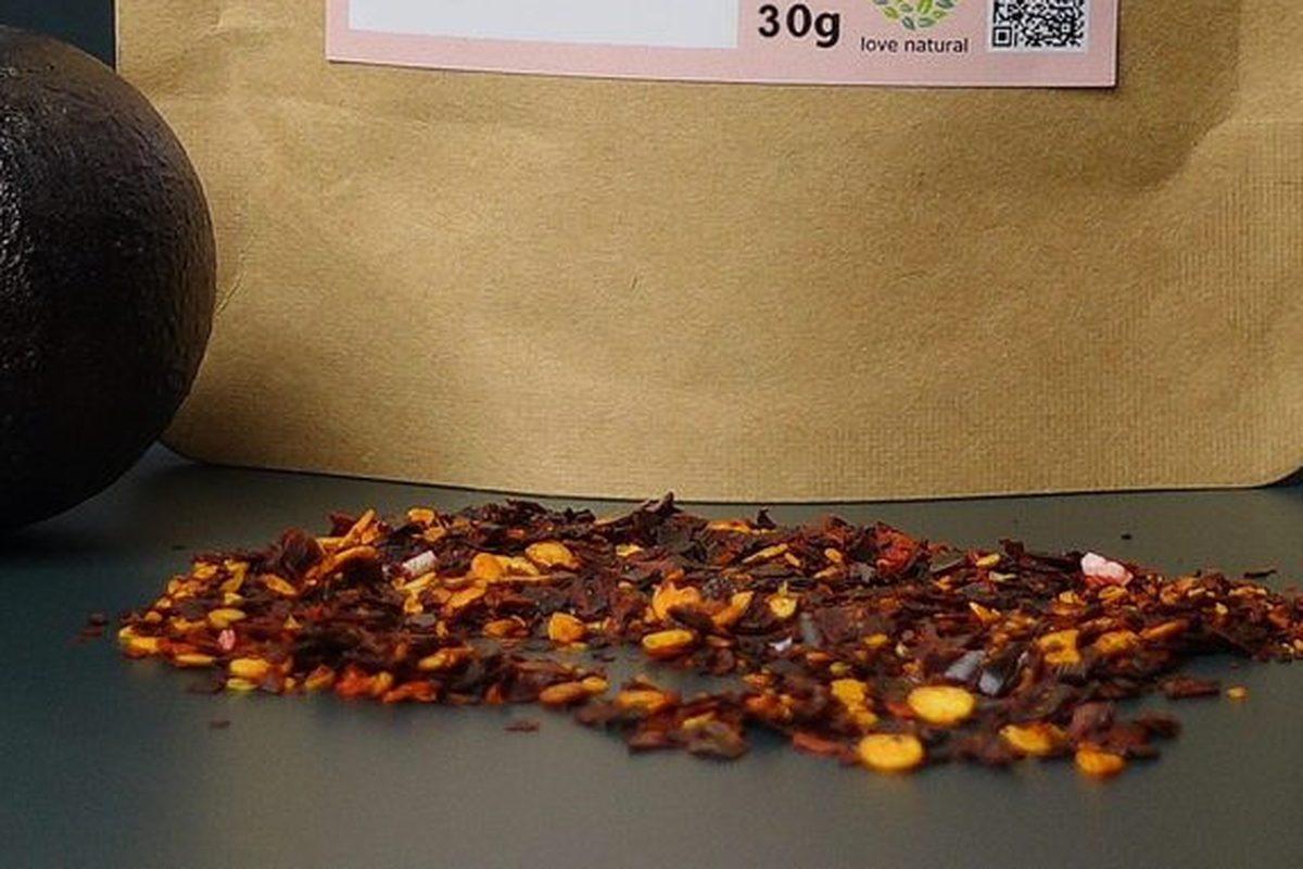 Ancho chilli drvené z Mexika od YOGY vo vrecúšku s mažiarom
