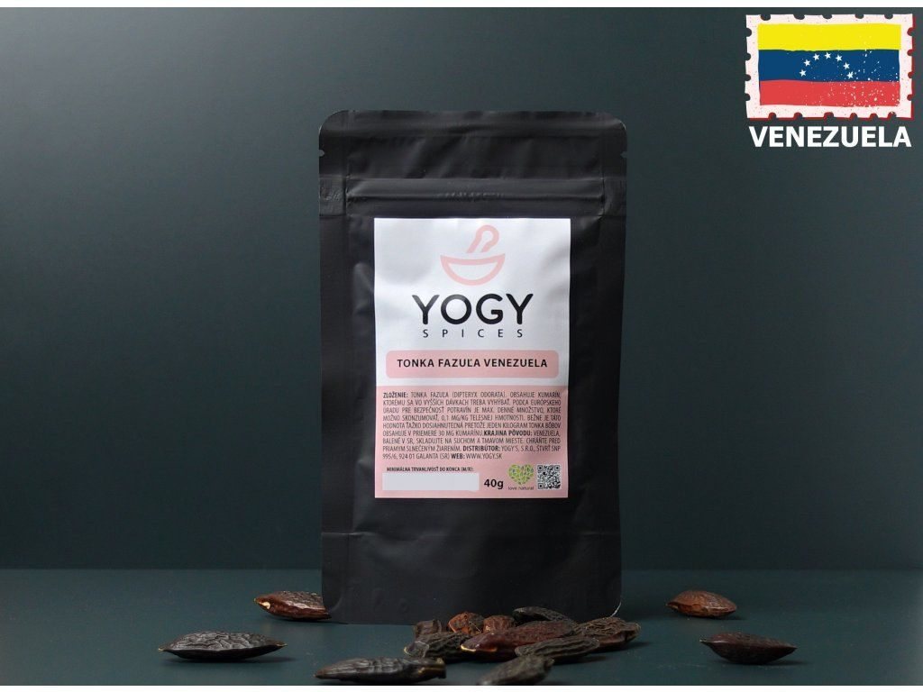 Tonka fazuľa YOGY z Venezuely vo vrecúšku