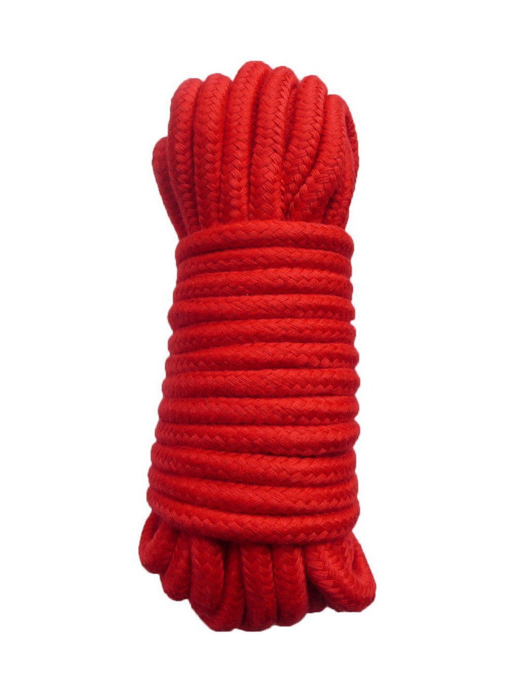 Bavlněné lano na bondage, 20 m  (červené)