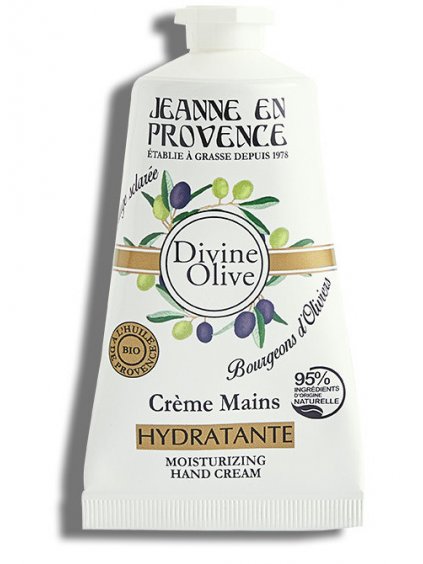Hydratační krém na ruce Jeanne en Provence Divine Olive  oliva, 75 ml