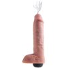 Stříkající realistické dildo s varlaty Pipedream King Cock 11"  26 cm