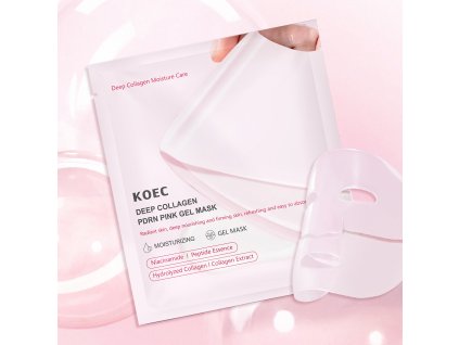 KOEC Pink PDRN Collagen Jelly Mask - Omladzujúca gélová maska