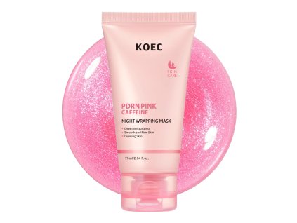 PDRN Pink Caffeine Night Wrap Mask -Pre krásnu, vyhladenú pleť po zobudení