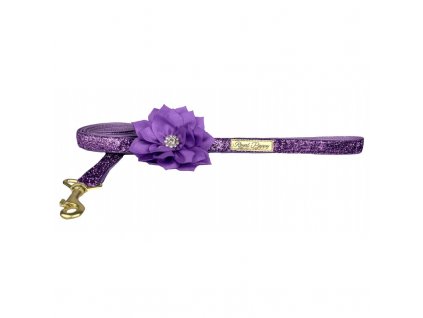 smycz purple floral