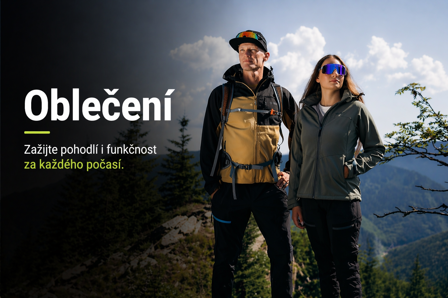 Outdoor a turistika oblečení