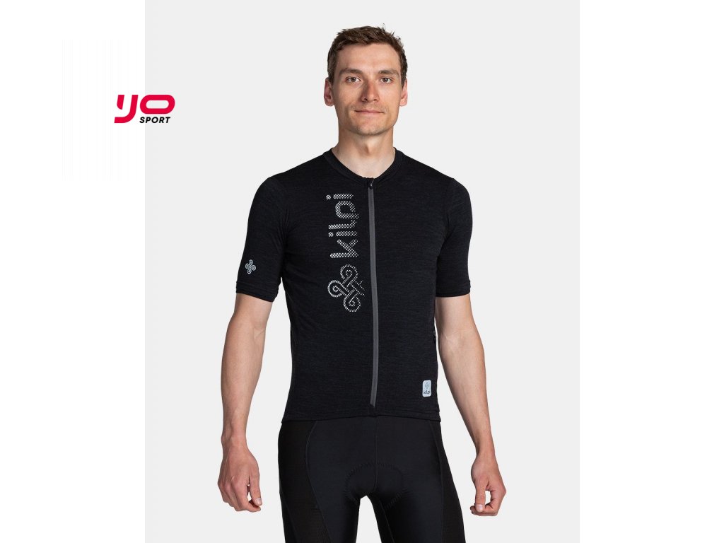 Pánský cyklistický dres r merino vlny Kilpi PETRANA-M (Barva DGY, Velikost S)