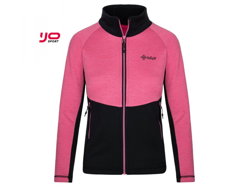 Dámská mikina bez kapuce Kilpi TOMMS-W (Barva PNK, Velikost 34)