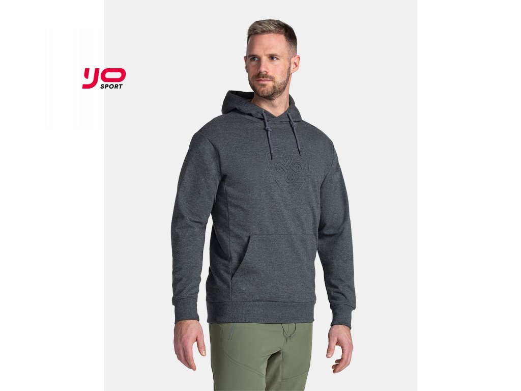 Pánská bavlněná mikina Kilpi LAGOA-M (Barva DGY, Velikost L)