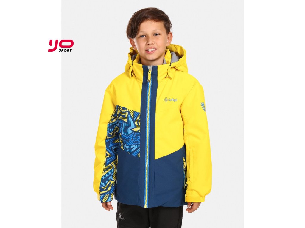 Chlapecká lyžařská bunda Kilpi ATENI-JB (Barva YEL, Velikost 152)