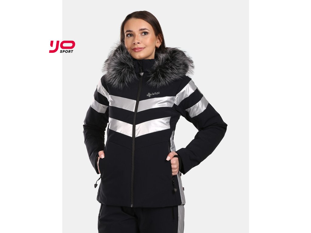 Dámská luxusní lyžařská bunda Kilpi LTD ASTER-W (Barva BLK, Velikost 34)