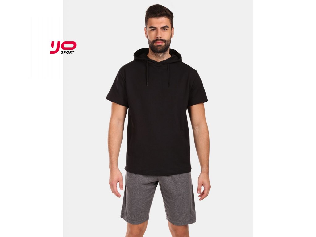 Pánská mikina s kapucí Kilpi DIAN-M (Barva BLK, Velikost M)