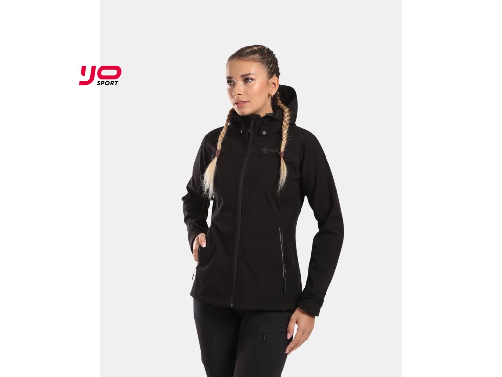 Dámská softshellová bunda Kilpi RAVIA-W (Barva BLK, Velikost 34)