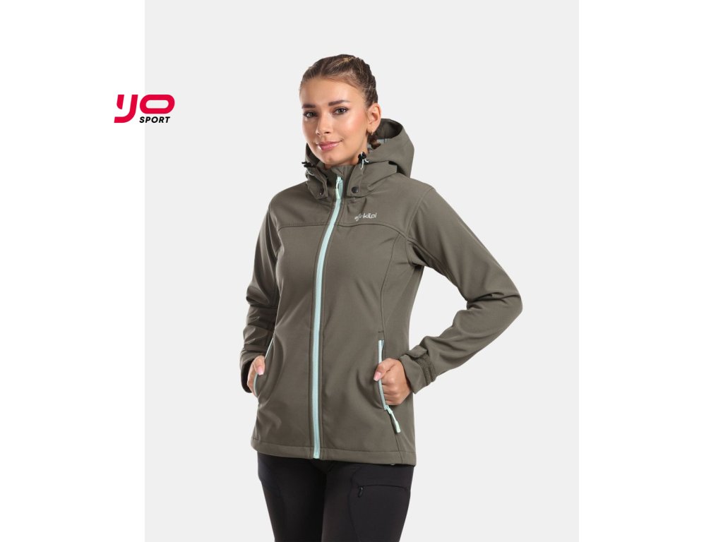 Dámská softshellová bunda Kilpi RAVIA-W (Barva DGN, Velikost 36)