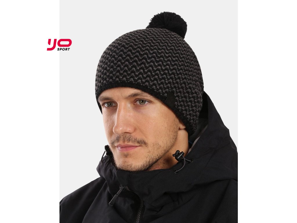 Unisex zimní čepice Kilpi PAULO-M (Barva BLK, Velikost UNI)