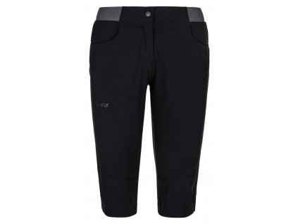 Dámské outdoorové 3/4 kalhoty Kilpi MEEDIN-W (Barva BLK, Velikost 36)
