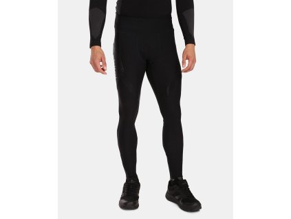 Pánské běžecké legíny Kilpi GEARS-M (Barva BLK, Velikost L)