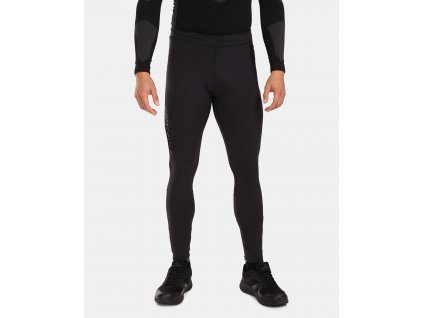 Pánské běžecké legíny Kilpi RUNNER-M (Barva BLK, Velikost L)